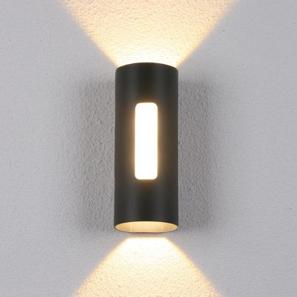Modern Simplicity Acrylic Cylinder Shape Waterproof LED Outdoor Wall Sconce Lamp