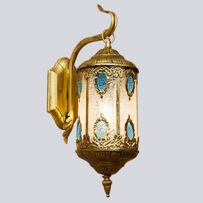 Zeitgenössische Boho Eisen Retro Kreative Mediterrane Stil 1-Licht Wandleuchte 