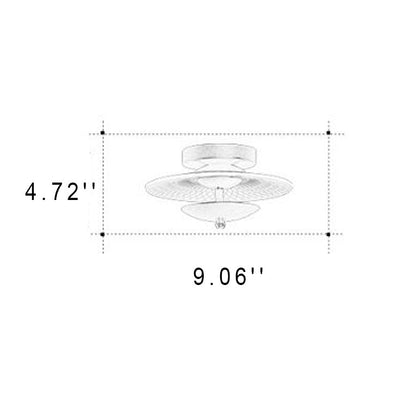 Moderne Acryl Nordic Creative Flower LED Unterputzleuchte