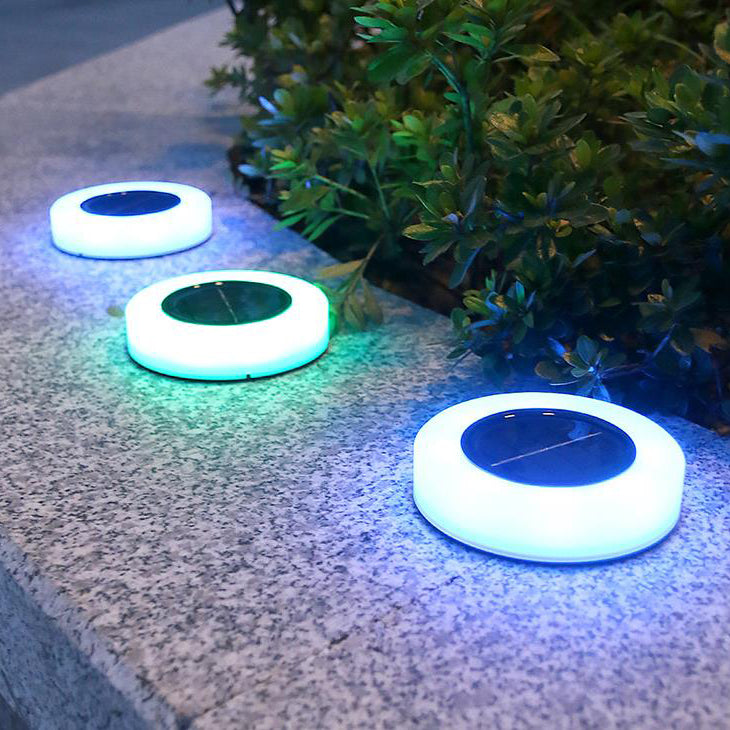 Luz enterrada de jardín de césped redonda LED solar para exteriores en forma de pata de oso 