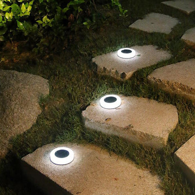 Outdoor Solar Bear Paw Round LED Garden Lawn Buried Light