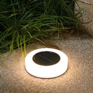Luz enterrada de jardín de césped redonda LED solar para exteriores en forma de pata de oso 