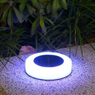 Luz enterrada de jardín de césped redonda LED solar para exteriores en forma de pata de oso 