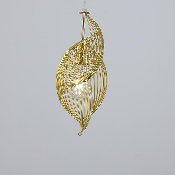 Nordic Creative Iron Sea Snail Shape  1-Light Pendant Light