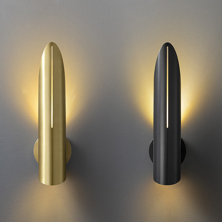 Minimalistic Iron Column 1-Light  Luxury Wall Sconce Lamp