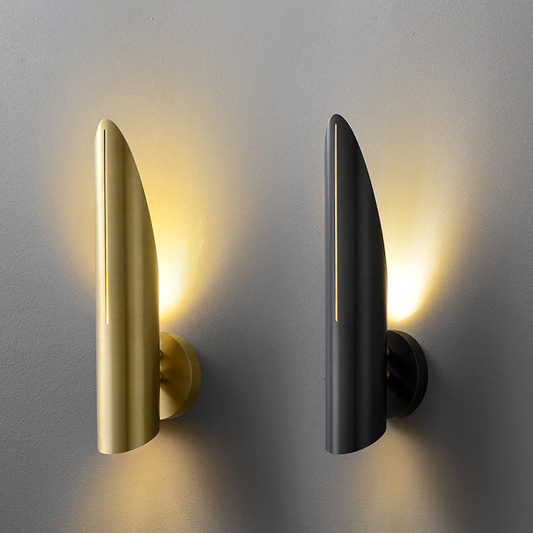 Minimalistic Iron Column 1-Light  Luxury Wall Sconce Lamp