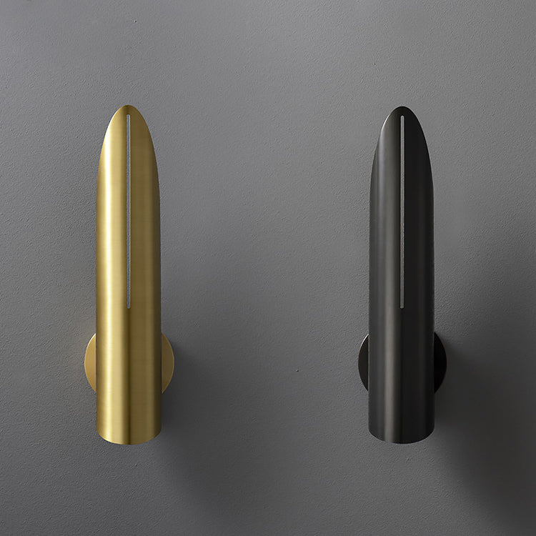 Minimalistic Iron Column 1-Light  Luxury Wall Sconce Lamp