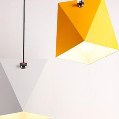 Industrial Iron Geometric Multicolor 1-Licht-Pendelleuchte 