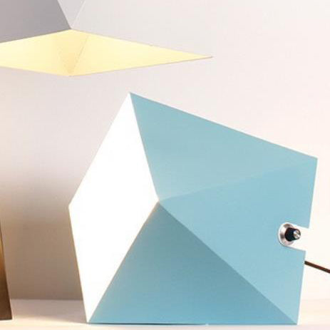 Lámpara colgante geométrica multicolor de hierro industrial de 1 luz 