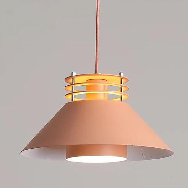 Industrial Iron Nordic Macaron Color 1-Light Pendant Light