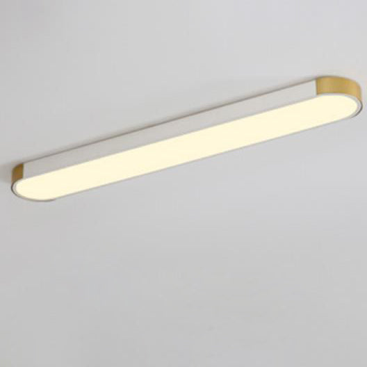 ضوء سقف مثبت بتصميم حديث بسيط على شكل حلقة مستطيلة LED 