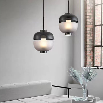 Modern Nordic Frosted Glass Creative LED Pendant Light