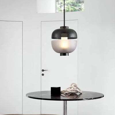 Modern Nordic Frosted Glass Creative LED Pendant Light