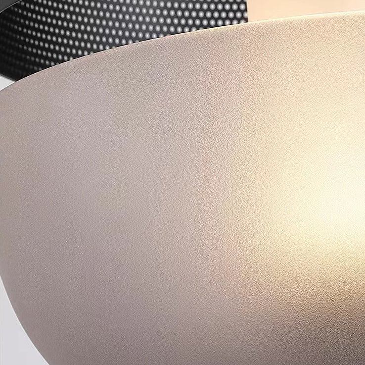 ضوء قلادة LED الإبداعي الزجاجي الحديث النوردي المتجمد 