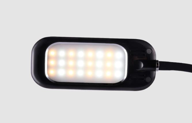 مصباح أرضي LED قائم على حامل معدني صناعي قابل للفصل 