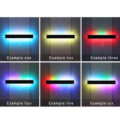 Creative Simplicity RGB Bar Metal Acrylic LED Wall Sconce Lamp