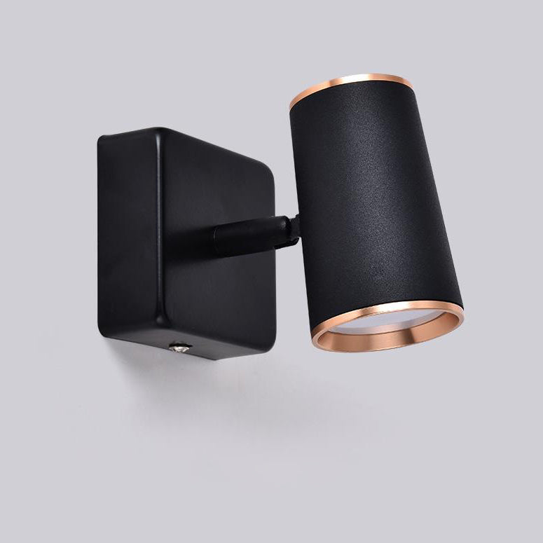 Lámpara Aplique de Pared de 1 Luz Giratoria Simple de Hierro Industrial 
