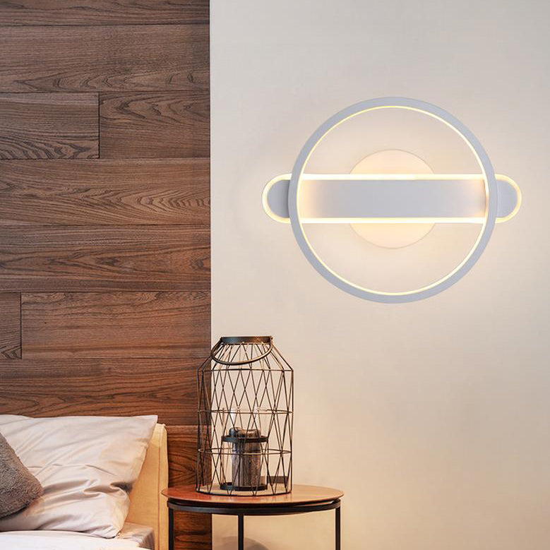 مصباح جداري متعدد الأغراض بتصميم إبداعي من الألومنيوم الصناعي مع ضوء LED 