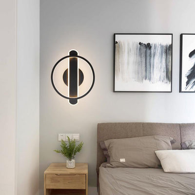 مصباح جداري متعدد الأغراض بتصميم إبداعي من الألومنيوم الصناعي مع ضوء LED 