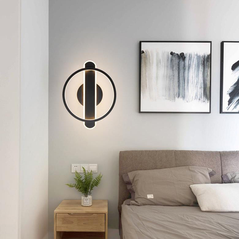 مصباح جداري متعدد الأغراض بتصميم إبداعي من الألومنيوم الصناعي مع ضوء LED 
