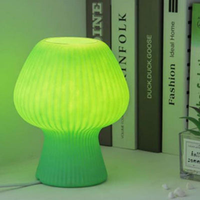 Modern Glass Vintage Tulip Design LED Night Light Table Lamp