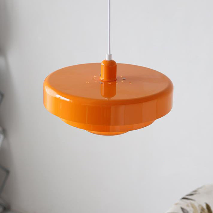 Nordic Vintage Multi-Layered Round Metal 1-Light Pendant Light
