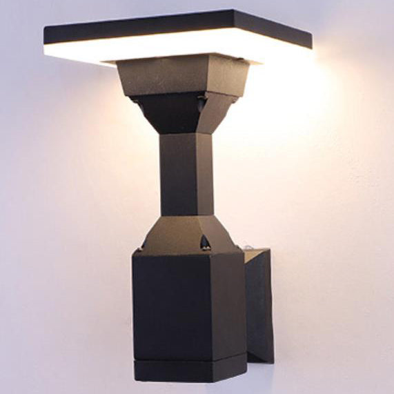 Lámpara de aplique de pared impermeable LED para exteriores de camino creativo moderno 