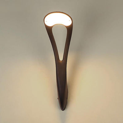 مصباح حائط عصري بإضاءة LED مقاوم للماء للاستخدام الخارجي 