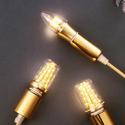 Luxuriöser Lampenschirm aus kupferfarbenem Glas im Walddesign, 4-Licht-Unterputzleuchte 