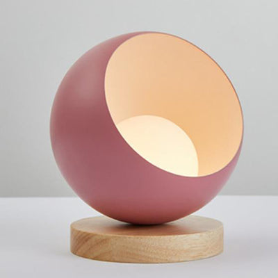 Creative Hemispherical Macaron Color LED Night Light Table Lamp