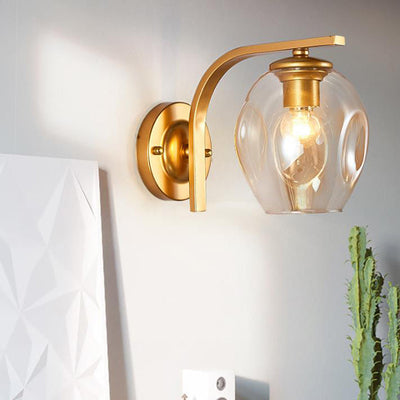 Modern Glass Creative Multi-Style 1-Light Wall Sconce Lamp