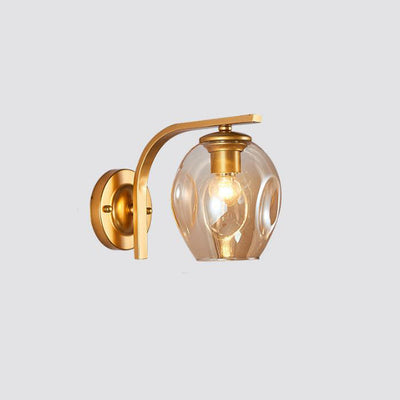 Modern Glass Creative Multi-Style 1-Light Wall Sconce Lamp