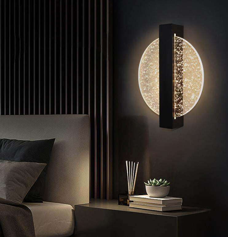 تصميم مبتكر من الأكريليك المتشقق لمصباح حائط LED 