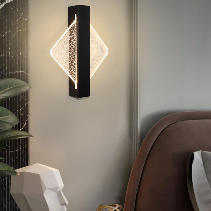 تصميم مبتكر من الأكريليك المتشقق لمصباح حائط LED 