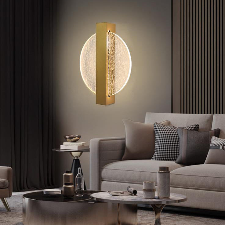 تصميم مبتكر من الأكريليك المتشقق لمصباح حائط LED 