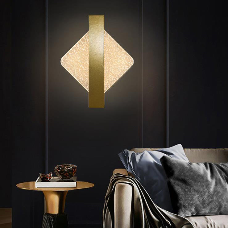 تصميم مبتكر من الأكريليك المتشقق لمصباح حائط LED 