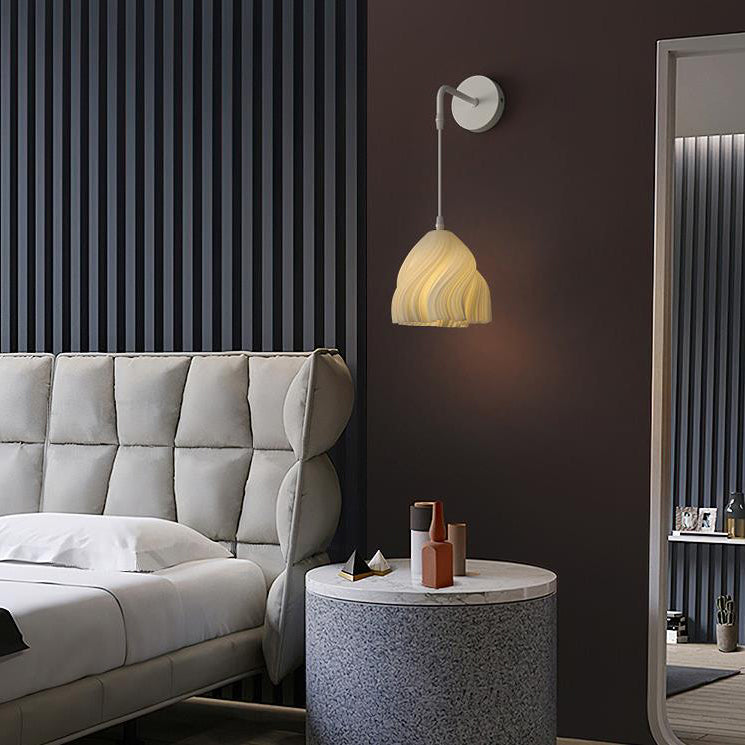 Japanese Simple Three-dimensional Petal Design LED Wall Sconce Lamp