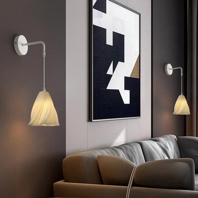 Japanese Simple Three-dimensional Petal Design LED Wall Sconce Lamp