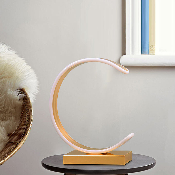 Nordic Light Luxury Creative Letter C LED Table Lamp