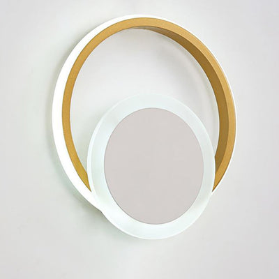 Nordic Simple Ring Combination Design LED Wall Sconce Lamp