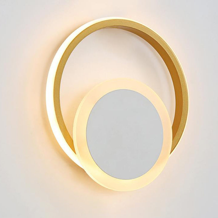 Nordic Einfacher Ring Kombination Design LED Wandleuchte 
