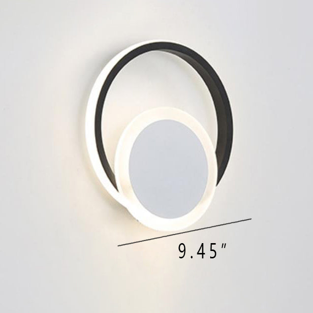 Nordic Einfacher Ring Kombination Design LED Wandleuchte 