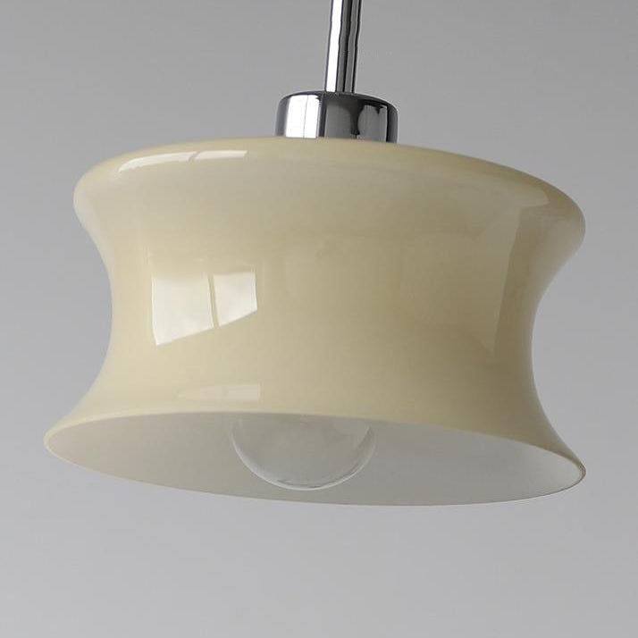 Französisches Vintage-Glas Kreative Form 1-flammige Pendelleuchte 