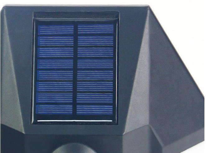 مصباح حائط شمسي مقاوم للماء ديكوري إبداعي LED للاستخدام الخارجي 