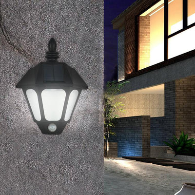 Solar Waterproof Creative Decorative LED Outdoor Wall Sconce Lamp