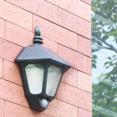 Solar Waterproof Creative Decorative LED Outdoor Wall Sconce Lamp