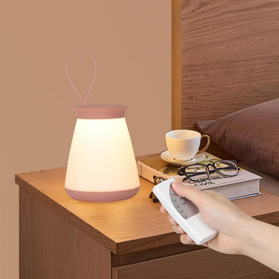 مصباح طاولة LED محمول من السيليكون الإبداعي 