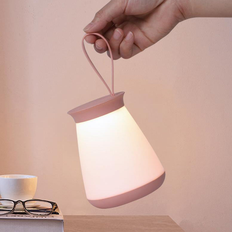 مصباح طاولة LED محمول من السيليكون الإبداعي 