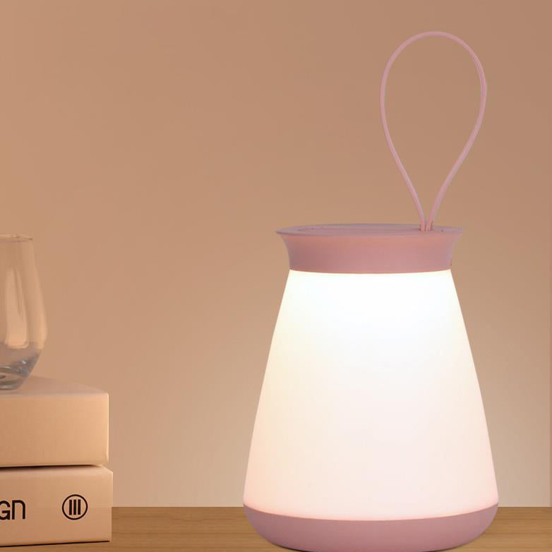 مصباح طاولة LED محمول من السيليكون الإبداعي 