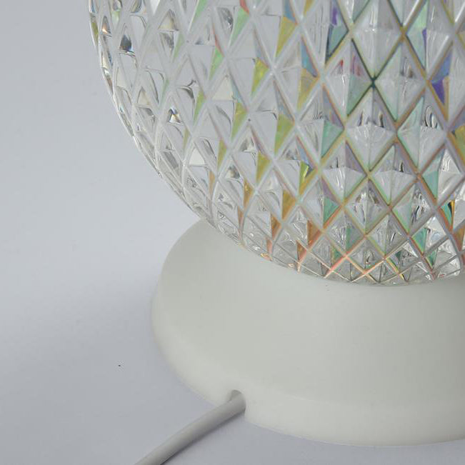 Lampe de table LED design lune acrylique créative 
